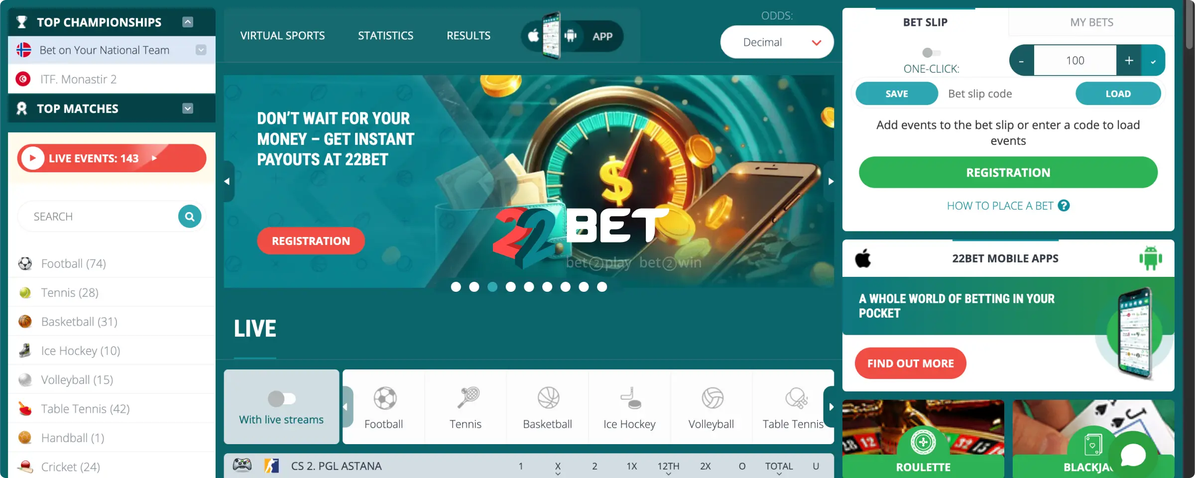 22Bet sitio web 22Bet sitio web
